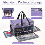 Anitor Large Size Sewing Supplies Organizer, Double Layer Sewing Storage - Image 6