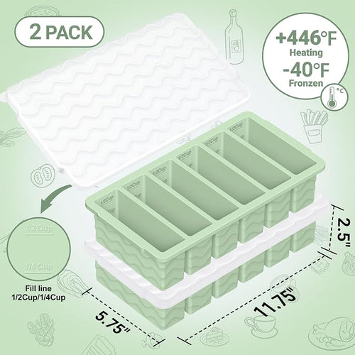 1/2 Cup Silicone Freezer Molds - Image 2
