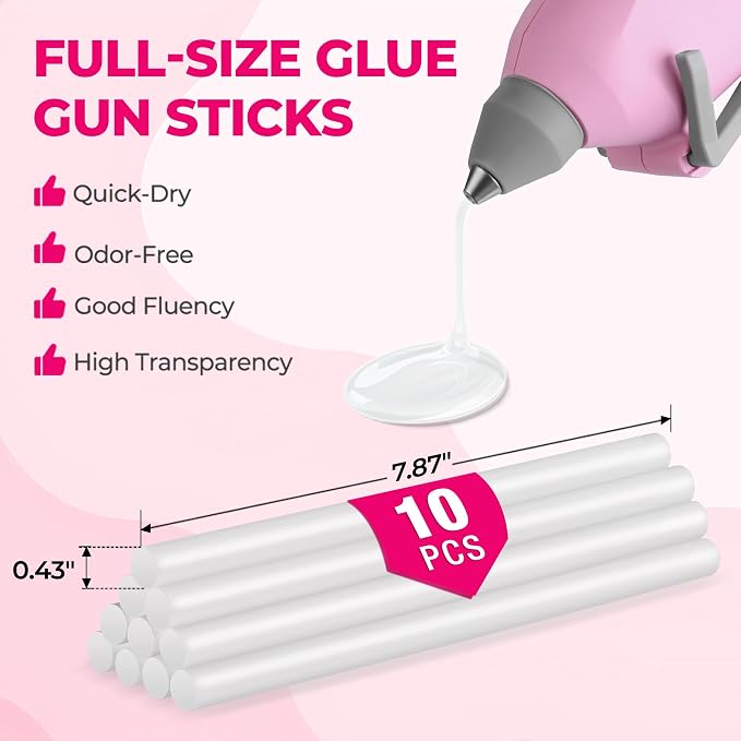 WORKPRO Hot Glue Gun Full Size - Image 2