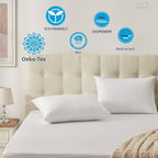 puredown® Goose Feather Down Pillows, Standard Size Soft Bed Pillows - Image 6