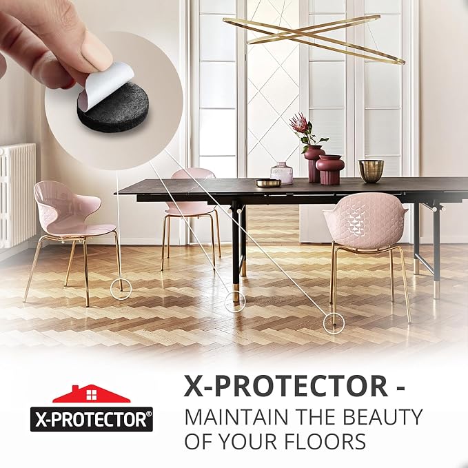 Felt Furniture Pads 235PCS X-Protector Huge Quantity of Black Furniture Pad | - Image 6