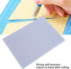 Translucent Cutting Mat, See Through Self Healing Cutting Mat, Non Slip Gridded - Image 2
