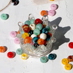 160pcs 12mm Plastics Acrylic Large Hole Cloud Pop Beads Mix Color Large Hole - Image 4
