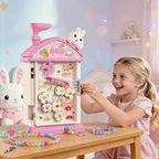 MAGTHIC Charm Bracelet Making Kit- Automatic Hand-Crank Pink House Toys that - Image 9