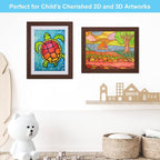 2-Pack Kids Art Frames, 11x14 Front Opening Kids Artwork Frames Changeable - Image 6