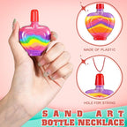 Zubebe 100 Pieces Sand Art Bottle Necklaces Bulk Art Containers Craft Kit - Image 3