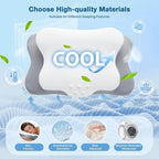 Cervical Pillow for Neck Pain Relief, Cooling Contour Memory Foam Pillows - Image 3
