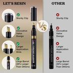 LET'S RESIN Liquid Mirror Chrome Metallic Markers, Reflective Gloss, 2-5mm - Image 4