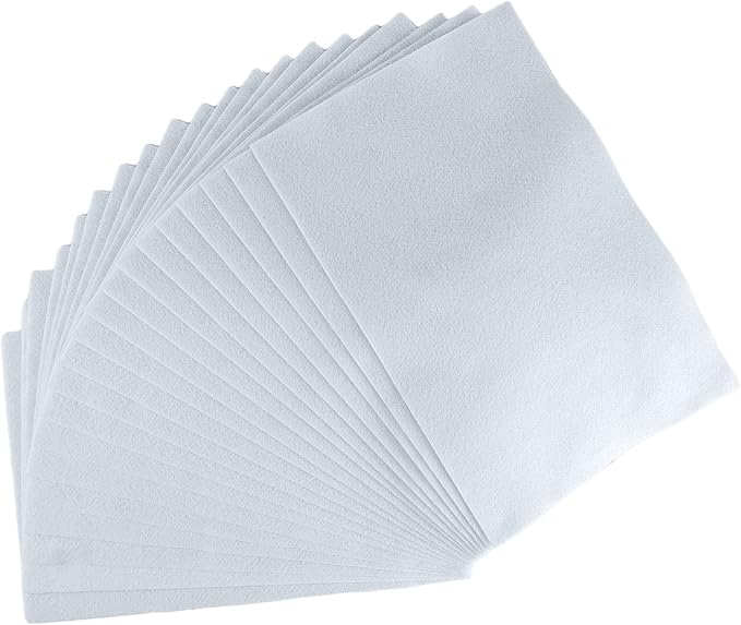 Jtnohx White Felt Fabric, Soft Felt Sheets - Image 4