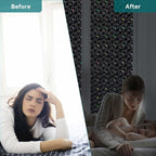 Windimiley Blackout Window Film, 100% Light Blocking Privacy, 23.6" x 78.7" | - Image 3