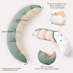 Peallow – Long Round Body Pillow - Image 3