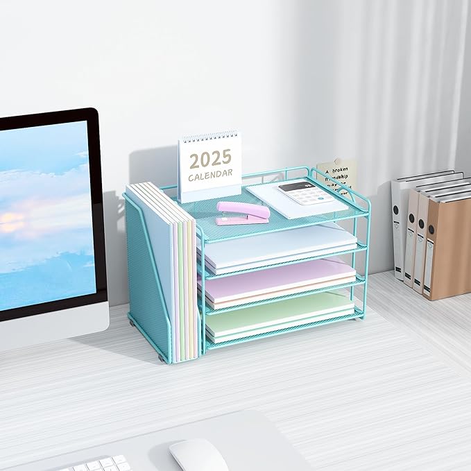 Spacrea Desk Organizers and Accessories, Paper Organizer - Image 4