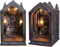 Flever Dollhouse DIY Book Nook Miniature Kit, Bookshelf Insert Decor, 3D Wooden by Flever