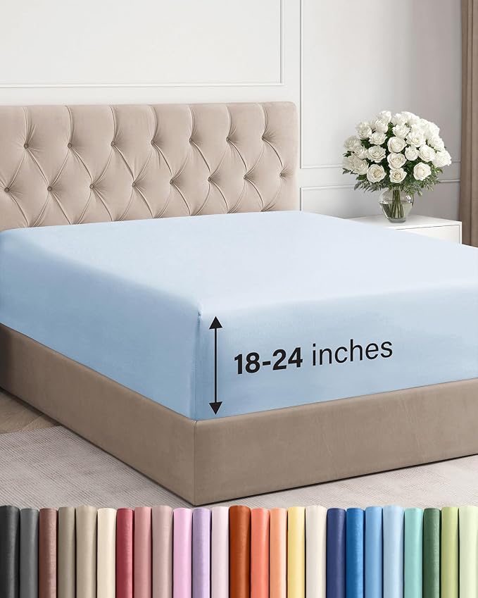 Extra Deep Full Fitted Sheet by CGKUnlimited