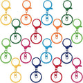 16 Pcs Metal Keychain Clip, Colorful Swivel Snap Hook by Unknown