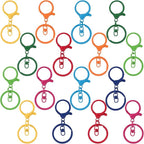 16 Pcs Metal Keychain Clip, Colorful Swivel Snap Hook by Unknown