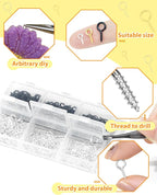 FIVEIZERO 450pcs Small Screw Eye Pins - Image 3