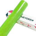 Neon Green Glitter HTV Heat Transfer Vinyl, Glitter Iron on Vinyl 10" x8ft | by MEVOREW