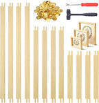 12 Pcs Stretcher Bars for Needlework, 3 Sizes Needlepoint Stretcher Bars Set by LINBLIF
