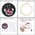 Crafmanoe Embroidery Kits for Beginners Adults, Cute Hand Embroidery Starter - Image 7