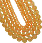 AD Beads Natural Gemstone Round Loose Beads 15" by ADBeads