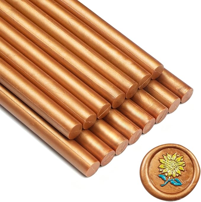 Wax Seal Stick, 15 Pieces Glue Gun Wax Seal Sticks by Zifospy
