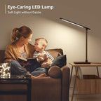 Lepro LED Desk Lamp with USB Charging Port, 650LM Dimmable Home Office Touch - Image 9
