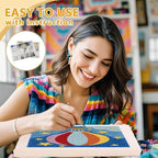 DOODLREAM Hot Air Balloon DIY Punch Needle Embroidery Kit - Image 3