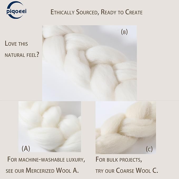 Merino Wool Roving Top for Spinning and Felting - Image 6