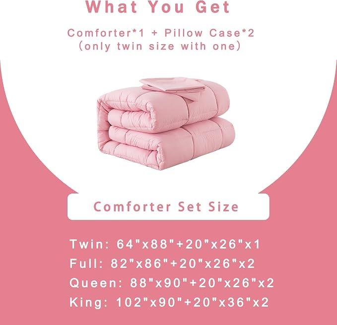 DOWNCOOL Twin Comforter Set -All Season Bedding Comforters Sets - Image 6