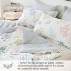 LEMIROE White Cotton Comforter Queen Size 3Pcs - Image 3