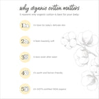 Burt's Bees Baby Essential Organic Cotton Fitted Crib Sheet, Breathable - Image 4