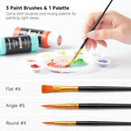 Shuttle Art Acrylic Paint, 25 Colors Acrylic Paint Set, 2oz/60ml Bottles - Image 9