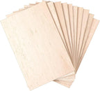 Namalu 10 Pack Balsa Wood Sheets 6 x 4 x 0.08 Inches-2 mm Thick Unfinished by Namalu