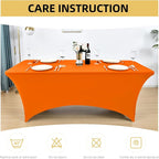 6-Pack 6ft Spandex Table Covers - Image 6
