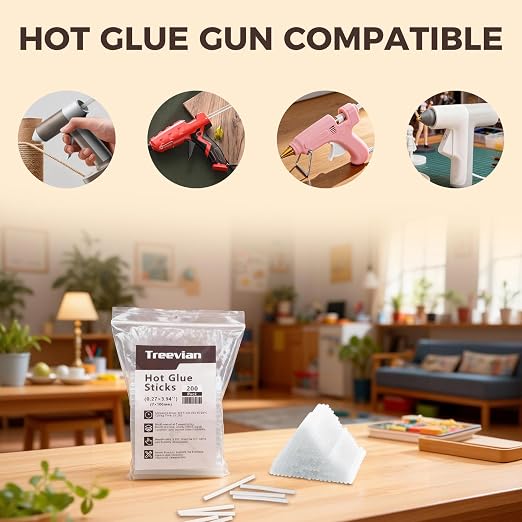 Mini Hot Glue Sticks 600PCS, Diameter 0.27 Inch, Length 4 Inches - Image 5