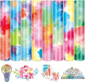 Tintnut Tie Dye Heat Transfer Vinyl, 8 Sheets 10"x12" Iron on Vinyl | by Tintnut