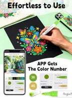 60 Colors Acrylic Paint Markers - Image 3