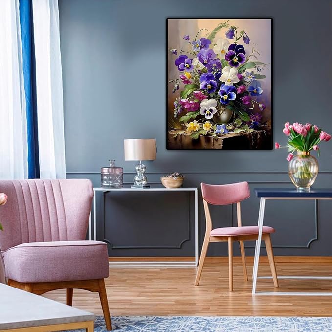 xackcme Paint by Numbers for Adults Flowers - Image 5