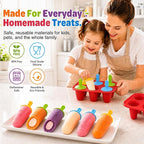 Stuffed Popsicle Mold, 2-in-1 Silicone Ice Pop Maker - Image 4