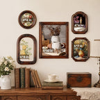 Wonderjune 5 Pcs Vintage Picture Frames Set by Wonderjune