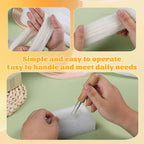 3.53oz Wool Roving, Fiber Roving Wool Top, Needle Felting Supplies, Pure Wools - Image 4