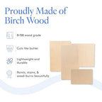 Baltic Birch Plywood, 3 mm 1/8 Craft Wood, B/BB Grade Baltic Birch Sheets - Image 4
