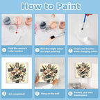 hkejoi Cross Paint by Numbers Kit - Image 8
