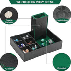 Grajar 3 in 1 Dice Tray with Lid, Portable Dice Box Storage, D&D RPG MTG Table - Image 5