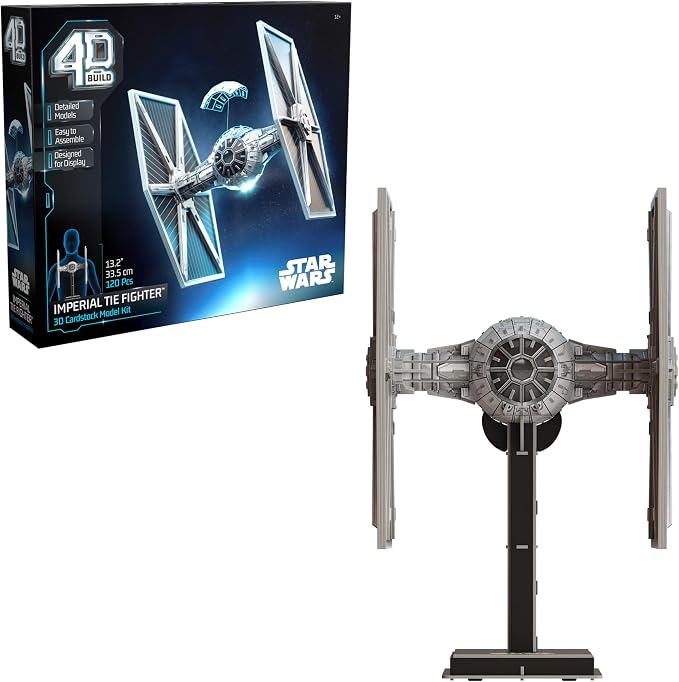 4D Build, Star Wars Imperial Tie Fighter 3D Model Kit, Star Wars Collectibles & by 4DBuild