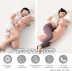 Peallow – Long Round Body Pillow - Image 5
