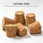12Pcs Tapered Cork Plugs, 0.86 x 0.66 x 0.79 Inch Wooden Wine Bottle Cork - Image 5