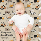 Yoofoss Baby Crib Sheets for Boys Girls, Fitted Crib Sheet 2 Pack for Standard - Image 4
