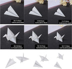Woohome 14 PCS 3D Resin Mould Filler Mini Horse Paper Crane Paper Airplane - Image 7